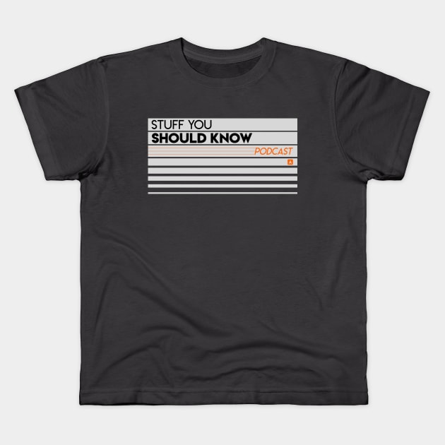 SYSK - Cassette Tape Logo Kids T-Shirt by Stuff You Should Know